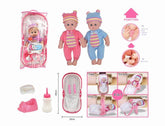 14 Inches Girl Kid Silicone New Born Doll Baby Dolls Set Toys Reborn Baby Dolls